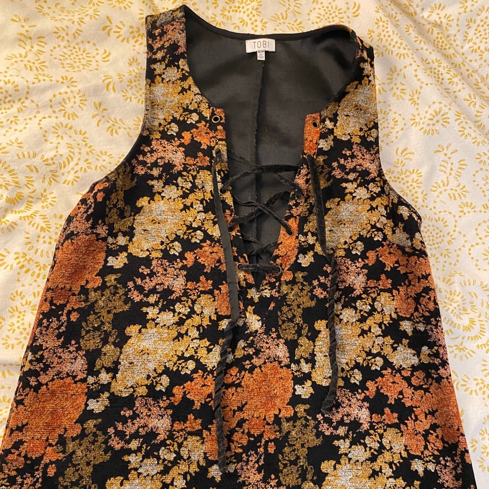 Velvet fall dress